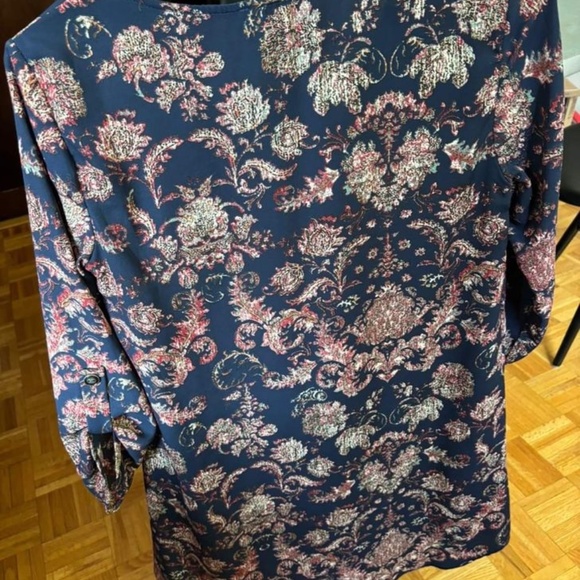 LUSH- FLORAL PRINT MINI DRESS (EXTRA SMALL) - Picture 2 of 5